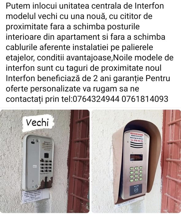 Interfon bloc constanta