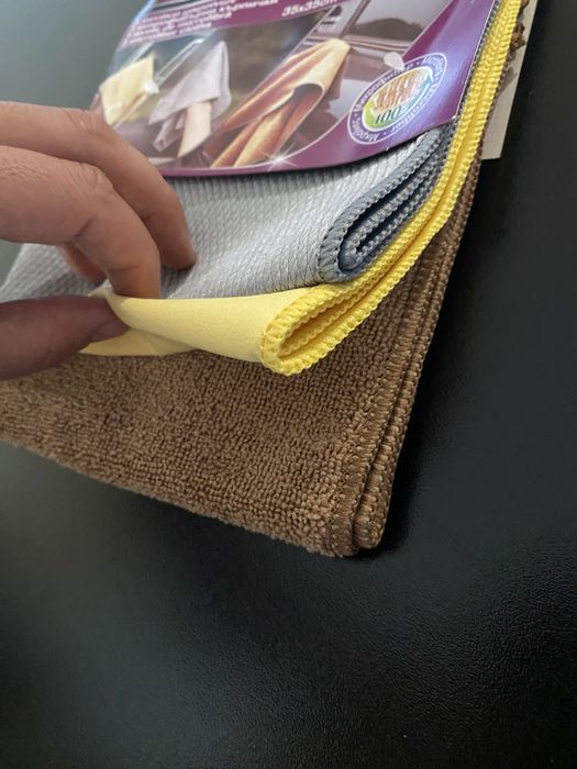 3 Микрофибърни кърпи за подсушаване на автомобил