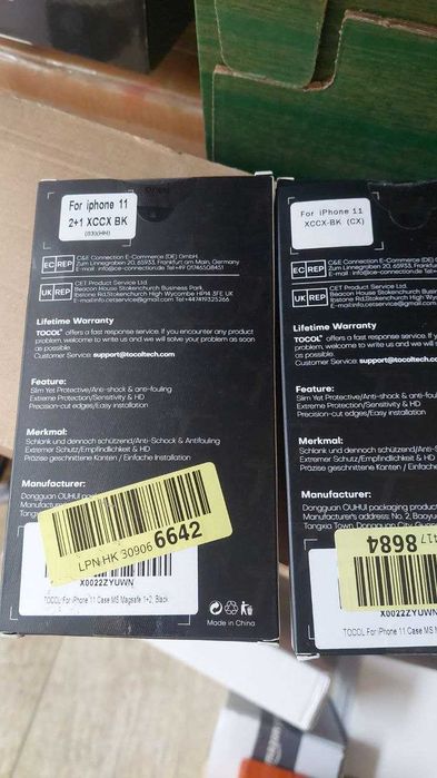 Магнитен калъф TOCOL 3 в 1 за iPhone 11 6,1 инча, подходящ за MagSafe