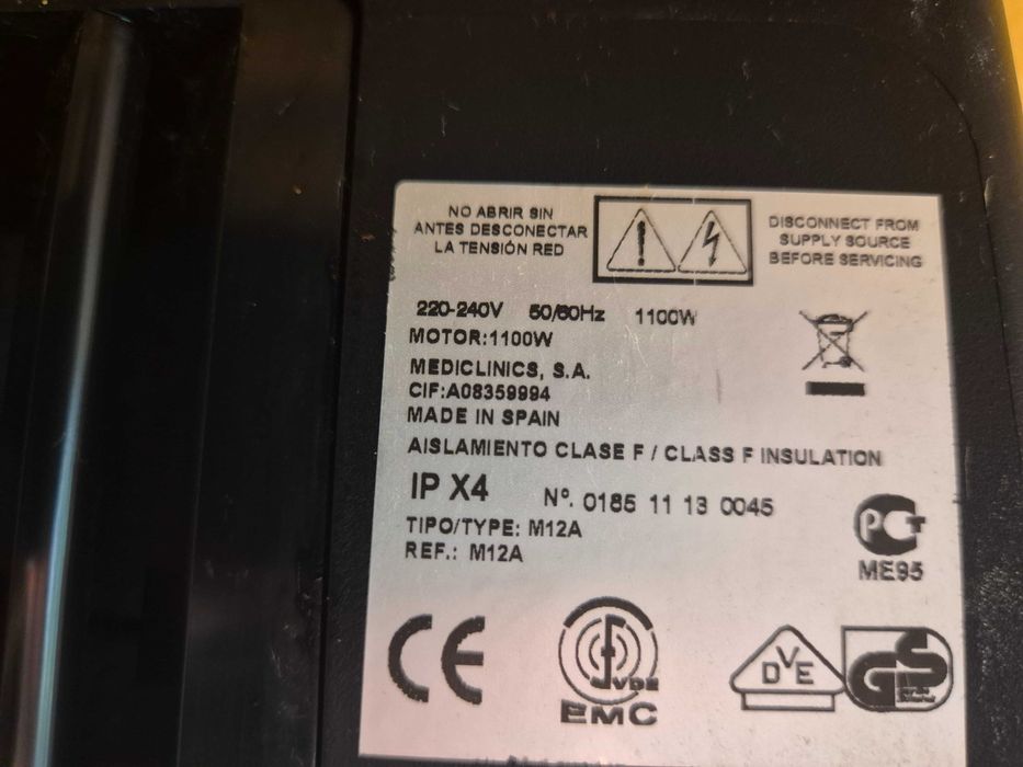 Mediclinics M12A Dualflow Plus Сешоар за ръце с фотоклетка, бял