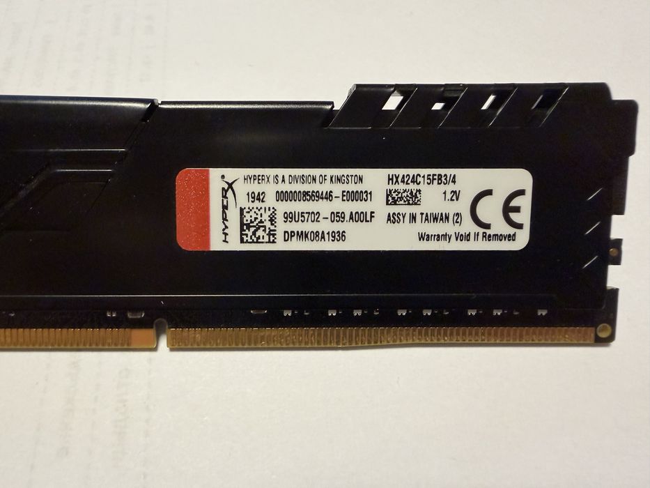 Ram DDR4 - 2400MTs - 4GB