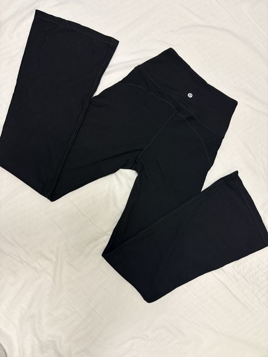 Colanți evazați Lululemon negri