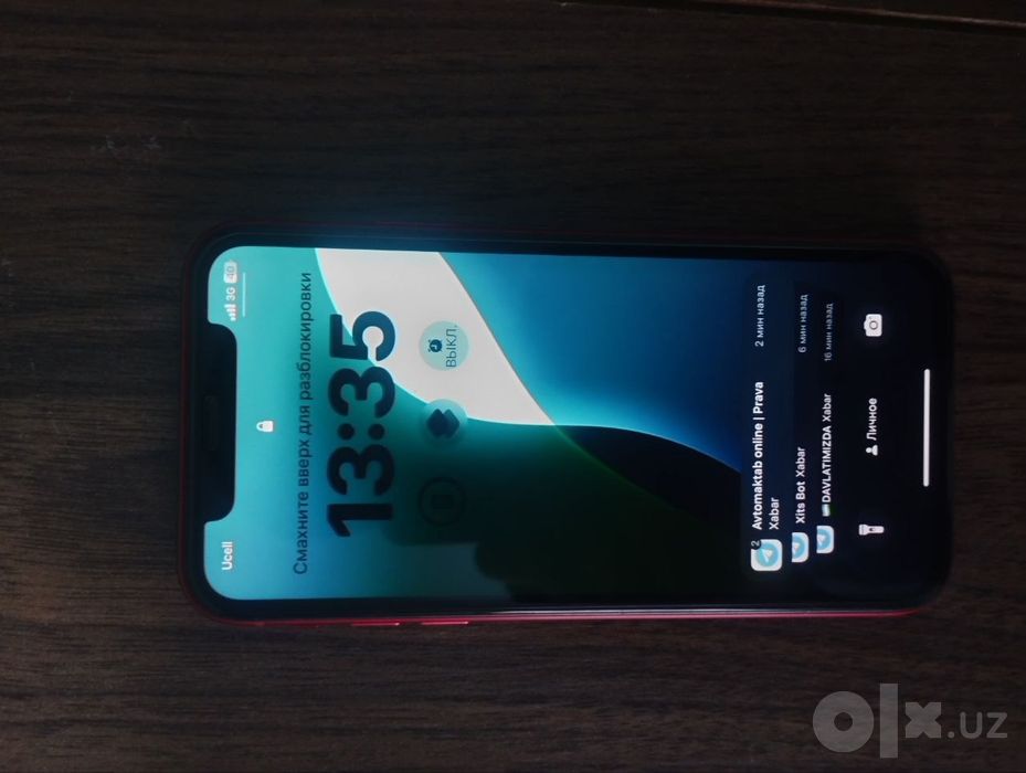 iPhone Xr 64 Gb  qizil rang
