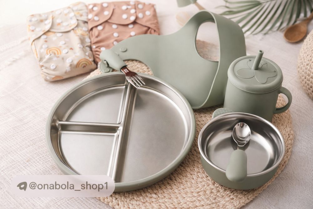 Нержавеющие тарелки для прикорма — BPA free