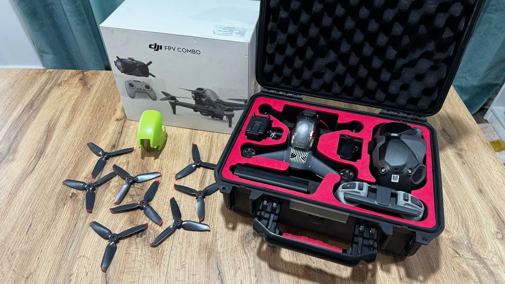 Продавам DJI FPV Combo + Куфар PGYTECH – Неразличим от нов (5 ч. полет)!