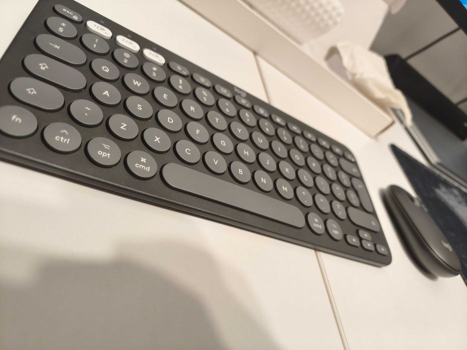 Kit tastatura + mouse Pebble 2 Combo for Mac, Tonal graphite