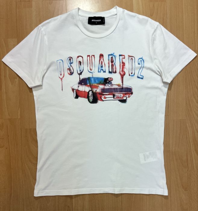 Dsqared2 Fast Car мъжка тениска L