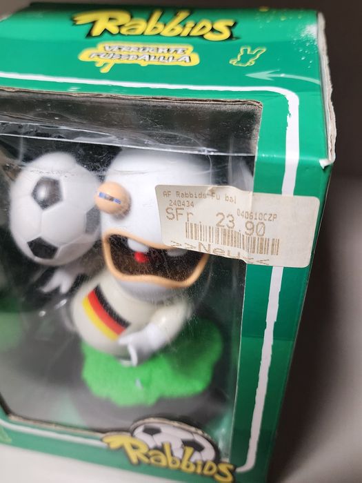 figurină de colecție Rabbids Verruckte Fussballla