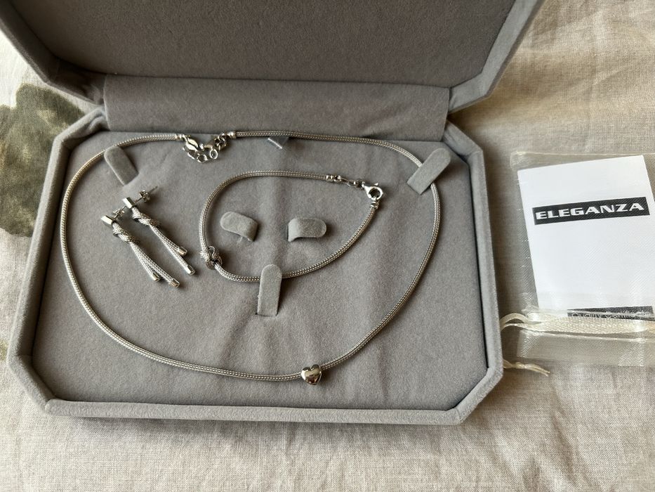 Комплект сребърни бижута