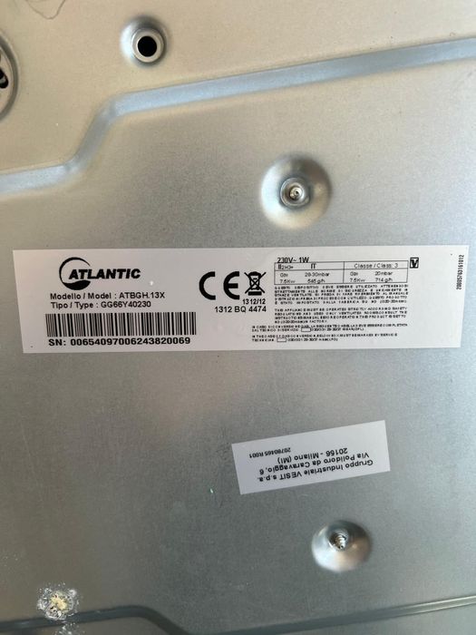 Plita de inox firma Atlantis