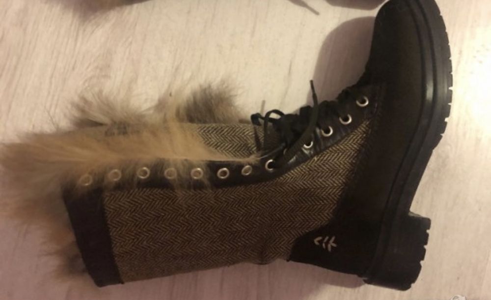 Дамски ботуши Daris Естествен Косъм лисица