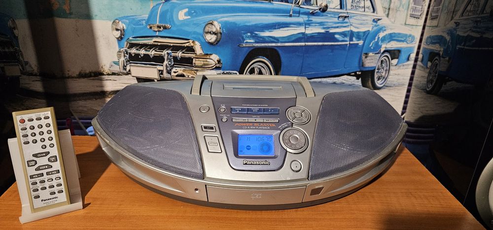 Panasonic RX ES 27 radio casetofon cu cd