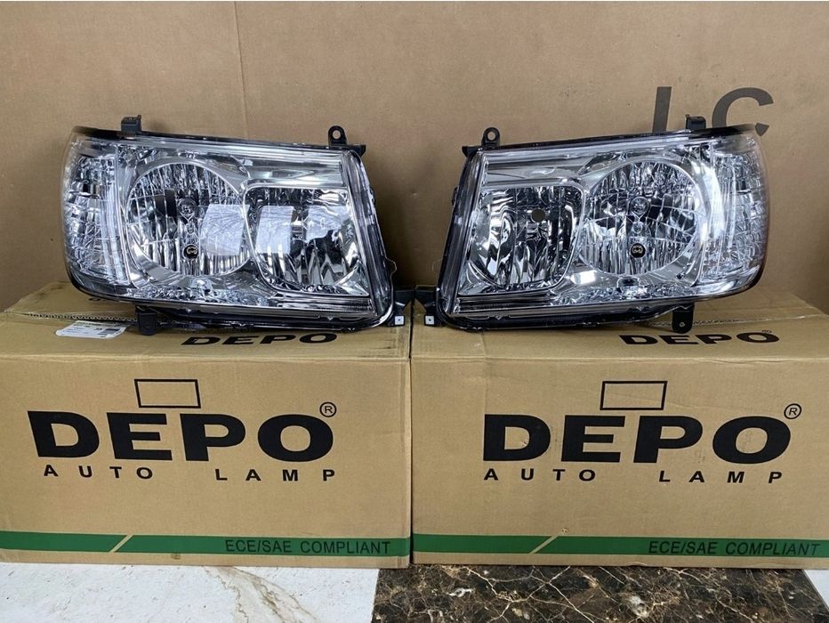 Фары Depo на Toyota Land Cruiser 100