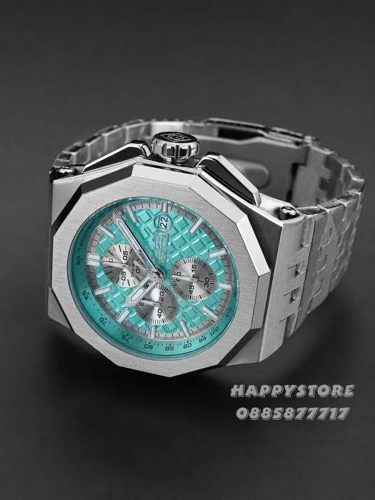 INVICTA Akula steel Turquoise dial 48 mm, Инвикта нов мъжки часовник