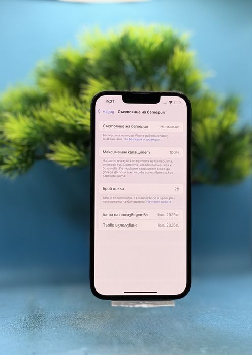 ГАРАНЦИОНЕН!!! Apple iPhone 16e, 128GB, 5G, Black