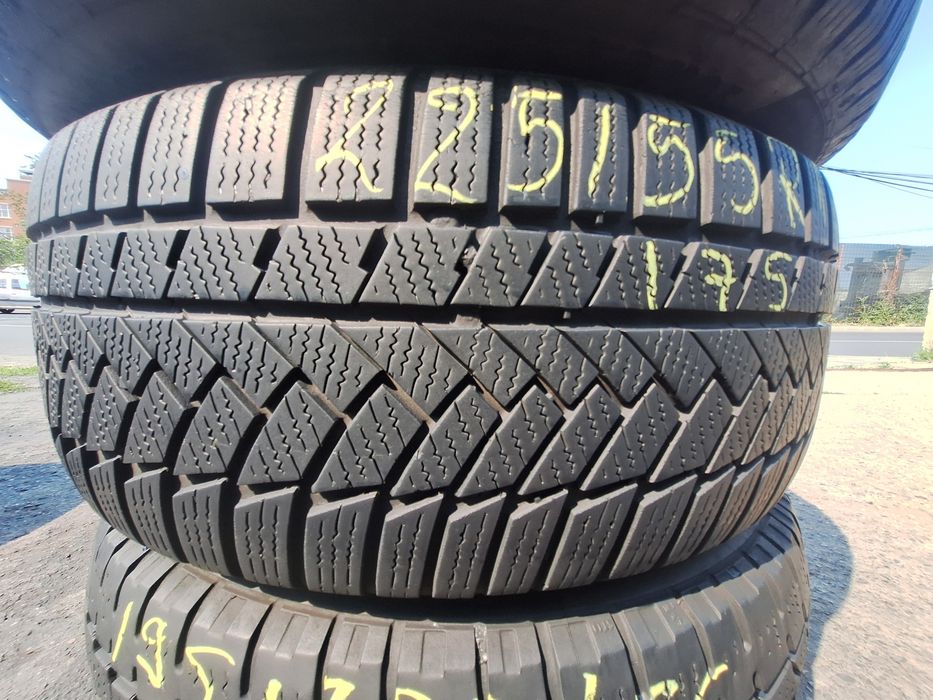2 anvelope iarna 225/55r17 Continental ssr  rft runflat Montaj Gratuit