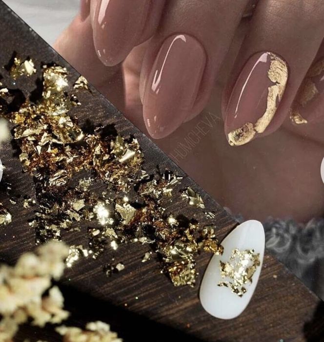 Златисто фолио за нокти