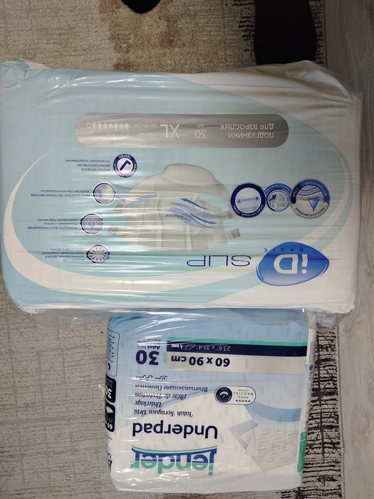 Памперс XL-4 размер , пеленка 60*90