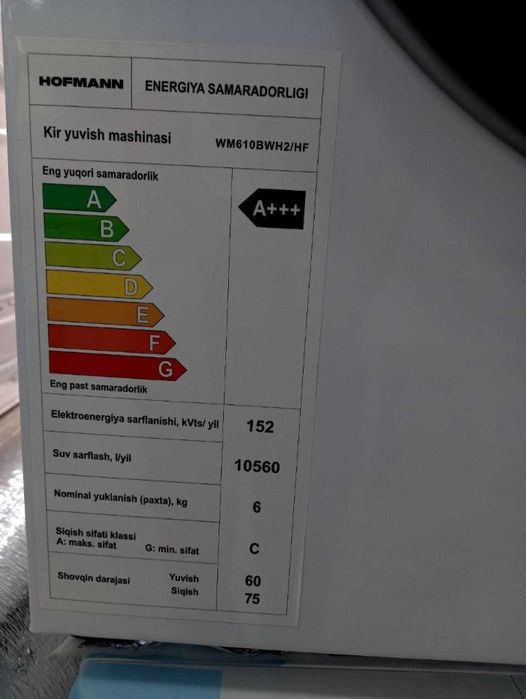 Стиральная машина Hofmann, 6 кг с гарантией доставка бесплатно.24/7