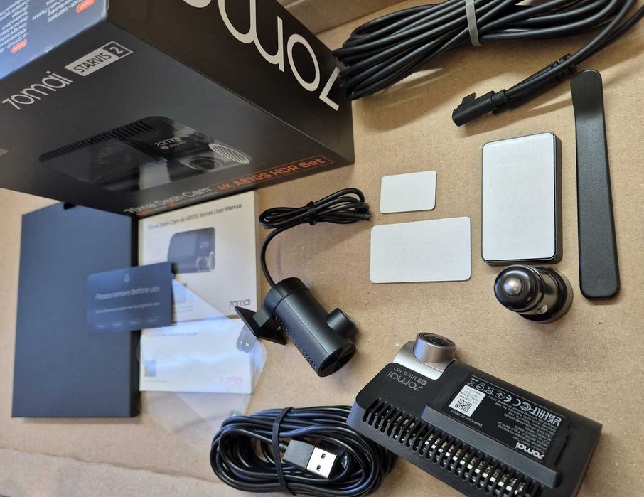 Видеорегистратор Xiaomi 70mai 4K A810S комплект със задна камера RC24