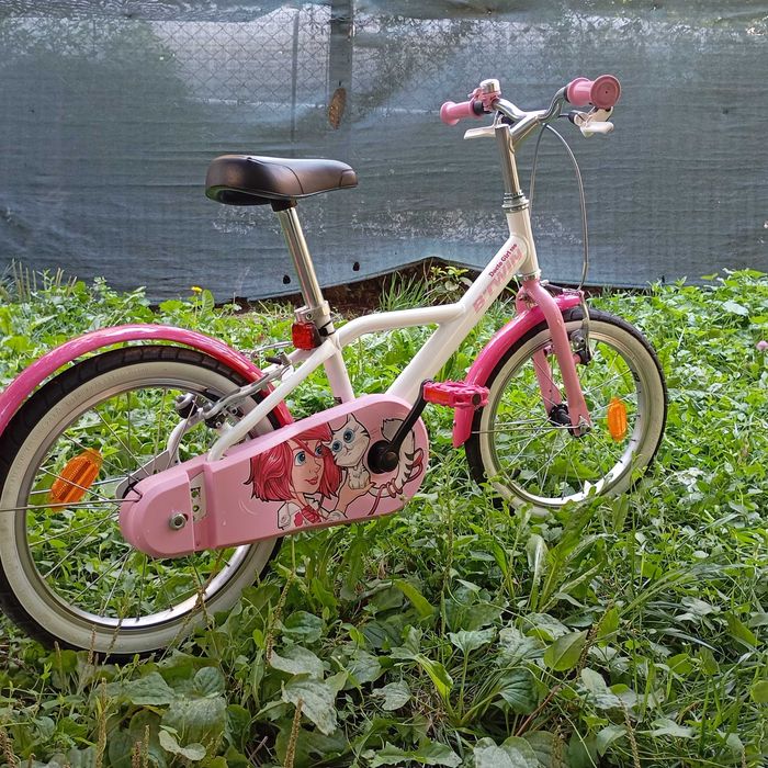 Детски велосипед BTWIN 500 doctogirl 16 инча, за деца от 4 до 6 години