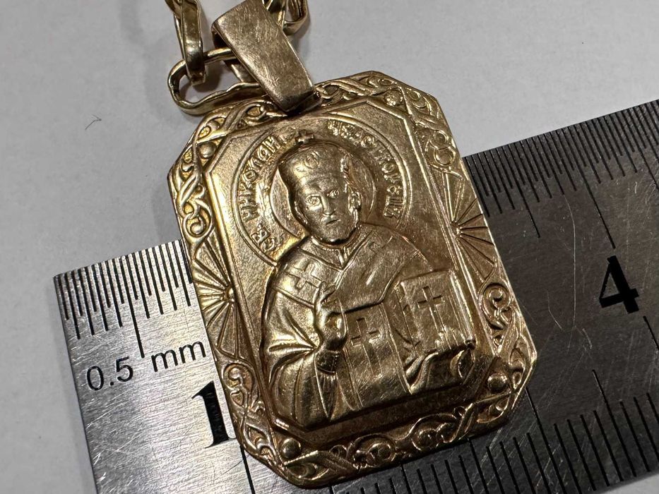 Златен синджир с висулка 14К 585-13,83 г