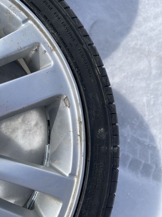 Титановые диски r16 с летней резиной