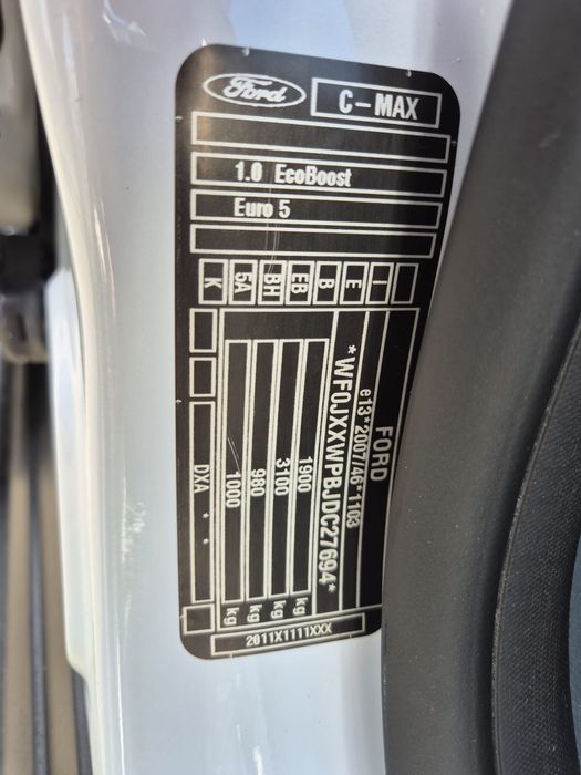 Fond C - Max  Eco - boost EURO 5