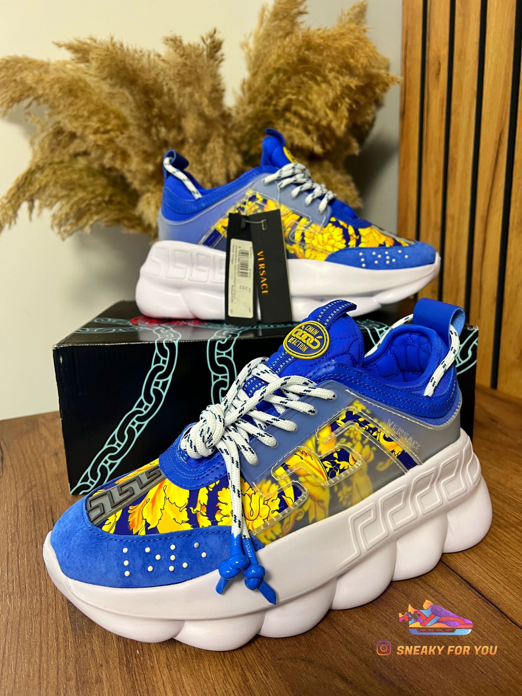 Versace chain reaction blue hotsell