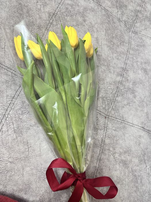 Цветы тюлпан 9шт
