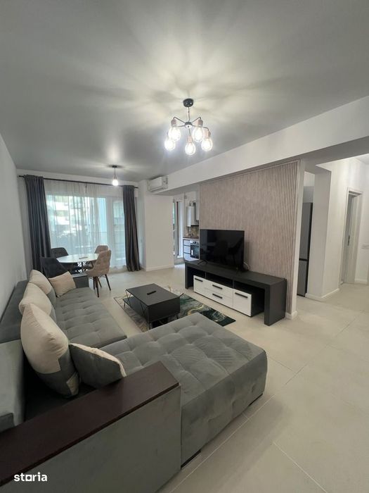 Apartament 2 camere, mobilat, etaj 1 Pipera — fotografia 1