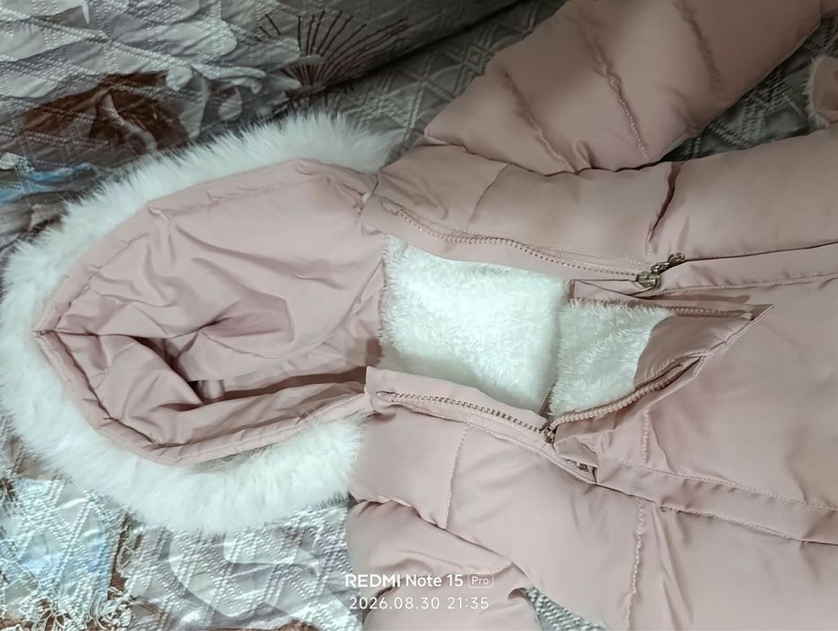 Зимний комбез для девочки