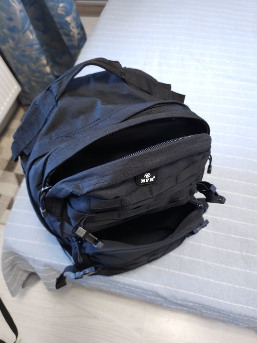 Rucsac militar MFH Assault II Black 40L
