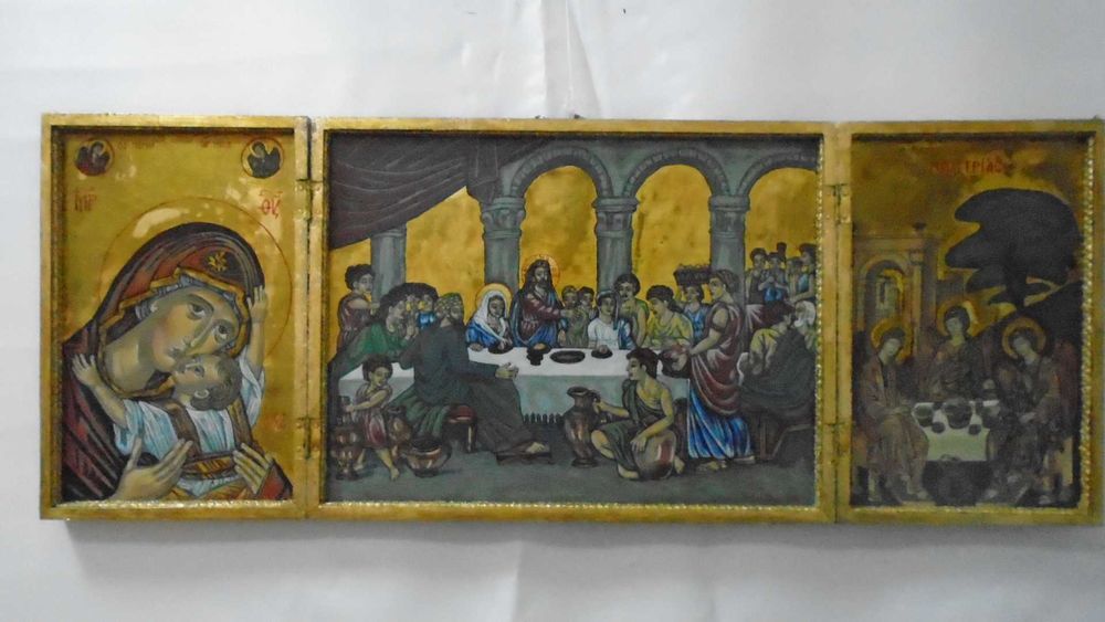 6 (Sase tablouri laice ) , 2 (Dua icoane arta bizantina)