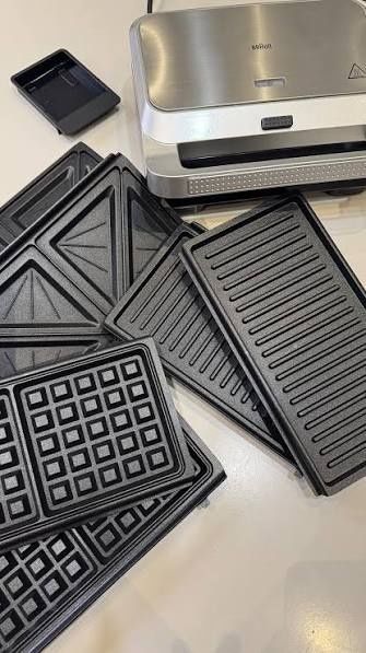 Электрогриль-сэндвичница BRAUN SM5038 | 3 в 1, Сменные панели, Мощный