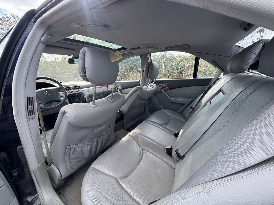 Dezmembrări Mercedes S600 S400 cdi om628 v8 w220 CL600 e215  CL500 1999 2000 2001 V12 M137 bobina Abc suspensie hidraulică plafon alcantara crem cu