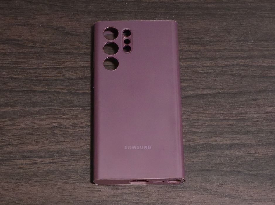 Husa SH flip smart activa originala Samsung Clear View Cover S22 Ultra