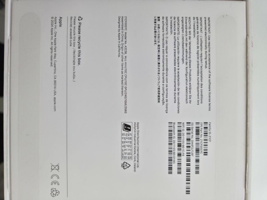 Apple Mac Mini - M4 - 24 / 256 GB- Impecabil - Garantie