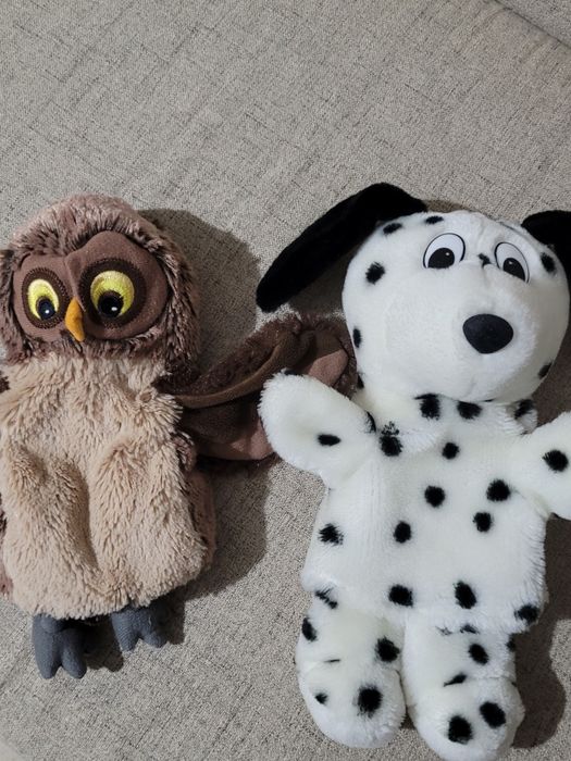 Кукли за ръка , кученце и бухалче