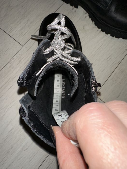 Ghete piele fete Benvenuti marime 33