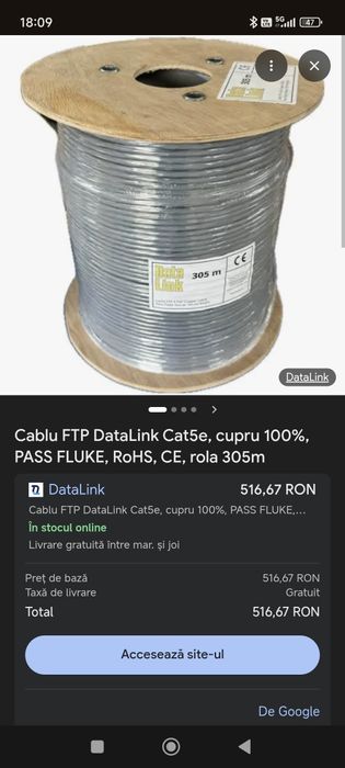 Cablu FTP datalink