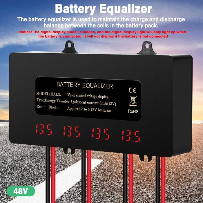 Egalizator baterii DEWIN 48V cu afisaj digital - echilibrator