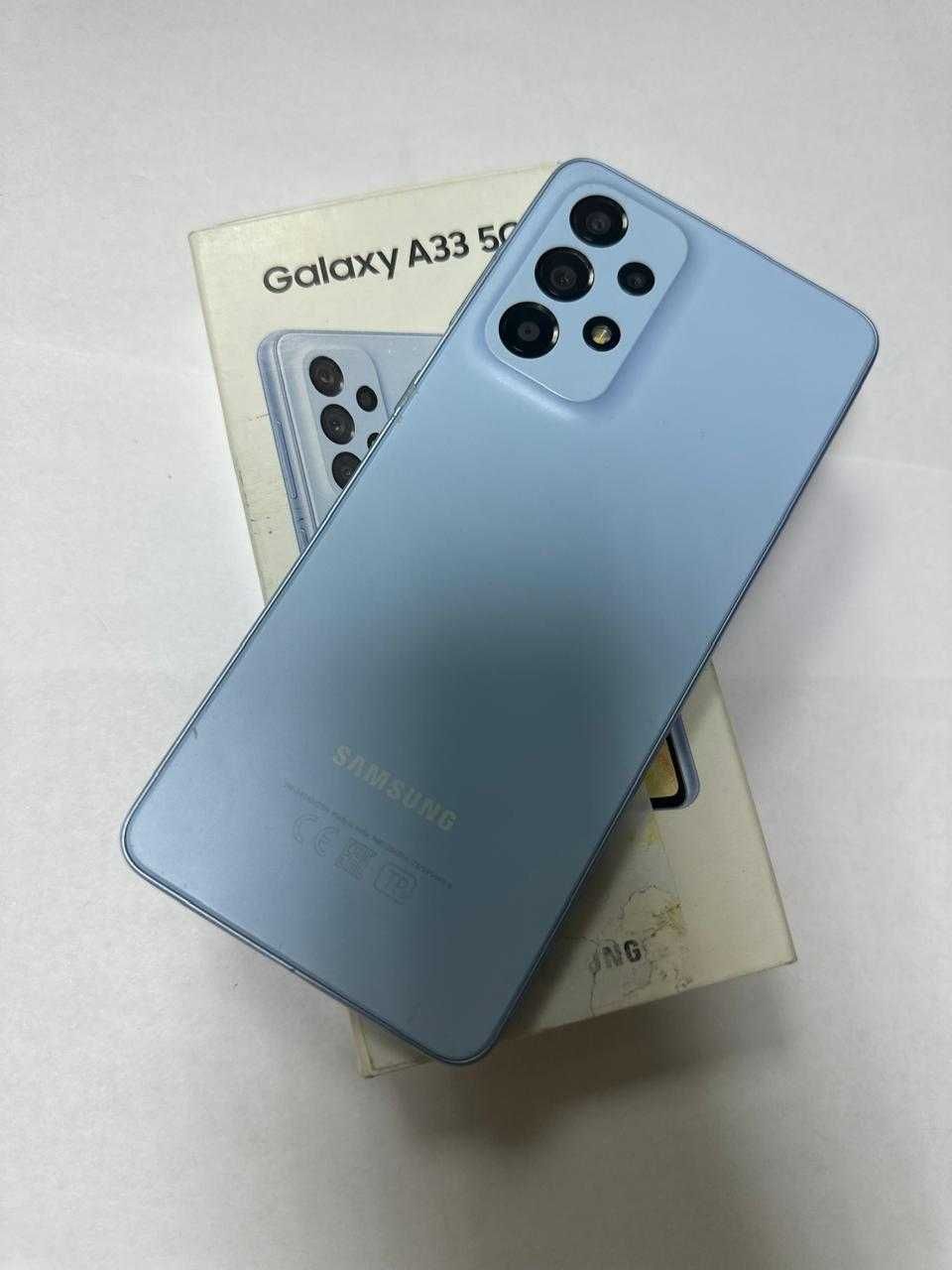 Смартфон Samsung Galaxy A33 128 Gb(Шымкент.пр Республики 40) л 400-498: 45  000 тг. - Мобильные телефоны / смартфоны Шымкент на Olx