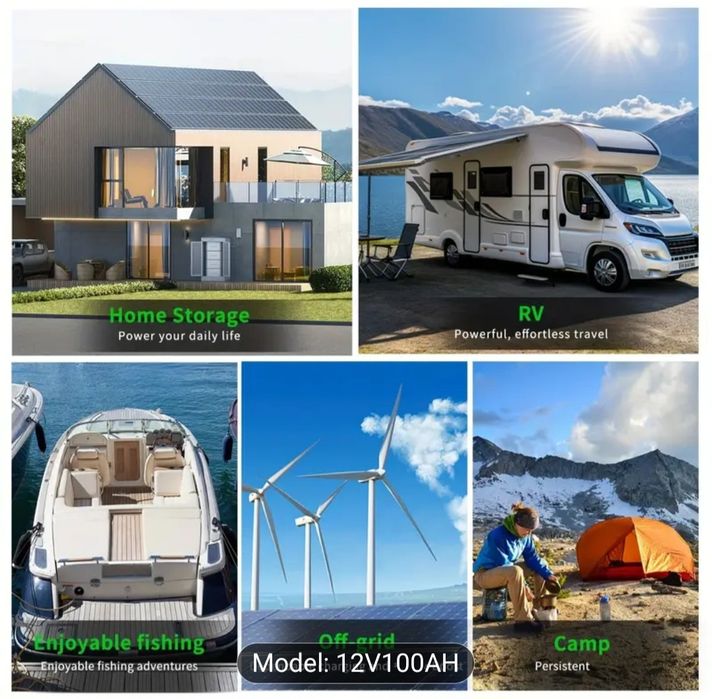 Baterie Lifepo4 12v 100Ah, Noua