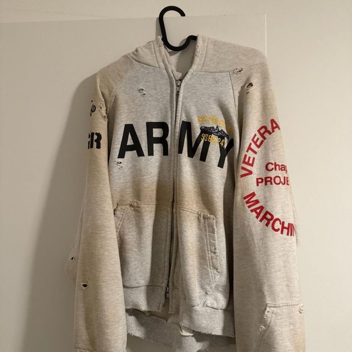 gr project zip hoodie army