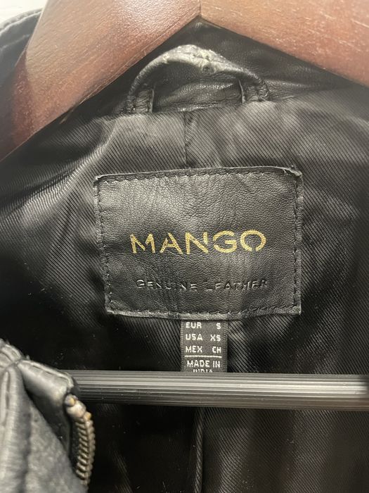 Кожаная куртка Manqo