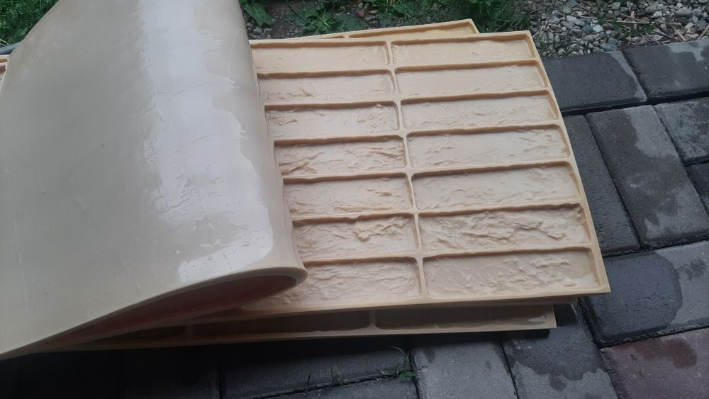 Полиуретановые формы для гипсового кирпича