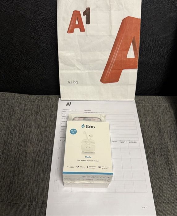 ***ЗАПЕЧАТАН 128GB iPhone 15 and ttec Гаранция от A1 до 2027 Pink