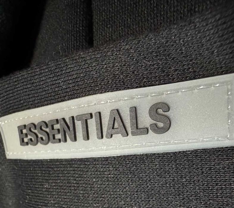 Essentials Black/Red Hoodie