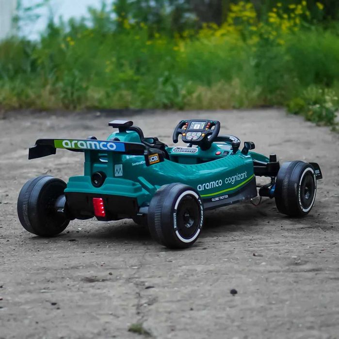 Masinuta electrica pentru copii Formula 1 Aston Martin, 160W, 24V 5Ah